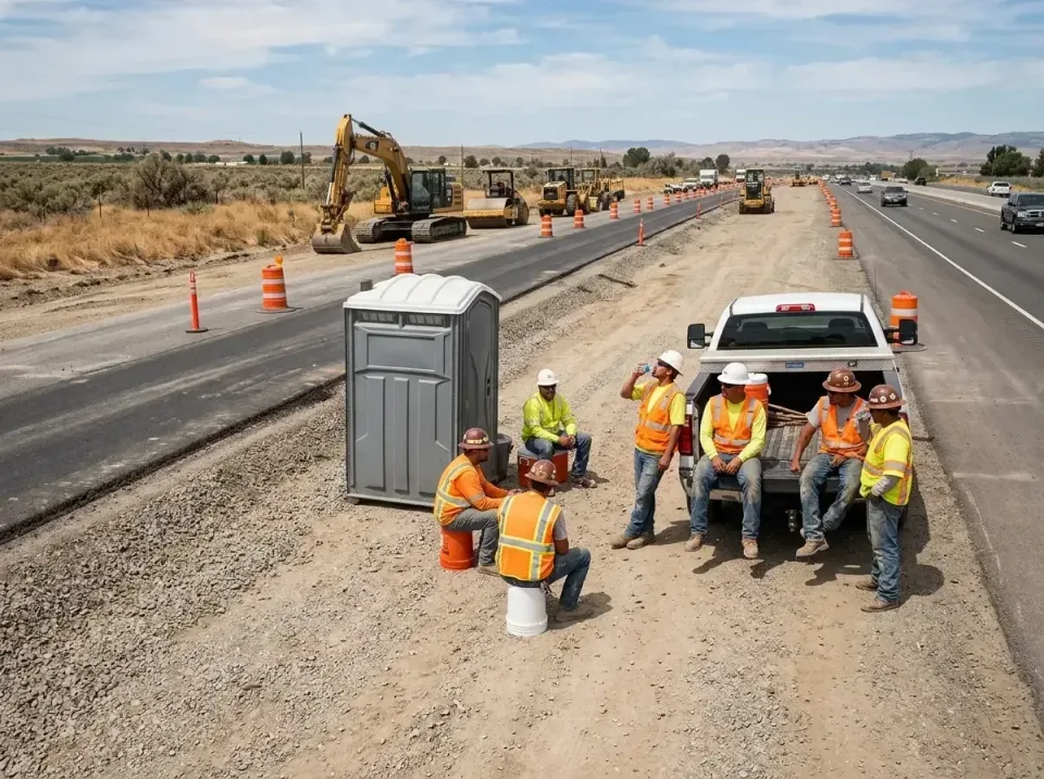 highway-road-construction-crew-007 — frequently asked questions, Porta Potty and Restroom Rentals in De Motte, IN